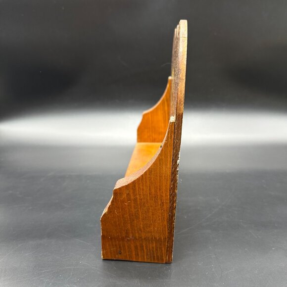 Vintage Wooden Wall Shelf Hanging Hand Painted Farm Daisy Rustic Handmade - Picture 4 of 14